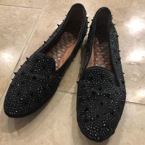 Sam Edelman Black Stud & Rhinestone Flats♠️⚫️♣️🔳